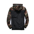 Wholesale New Mens Fashion Full Zip off Windbreaker Sport Hooded Camouflage Jacket